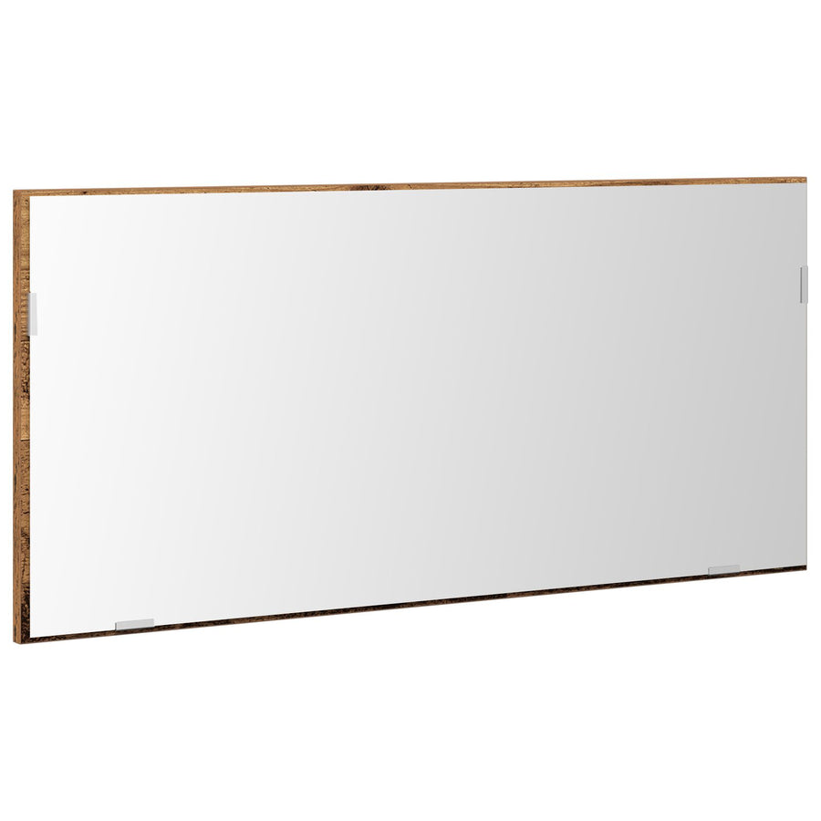 Badkamerspiegelkast Met Led-Verlichting Oude Hout 80X37 Cm