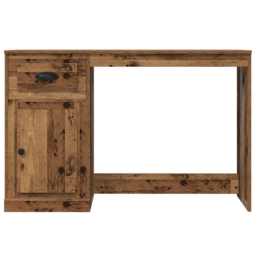 Bureau Met Opslag Oud Hout 50X115X75 Cm Gerecycled Hout Oude hout