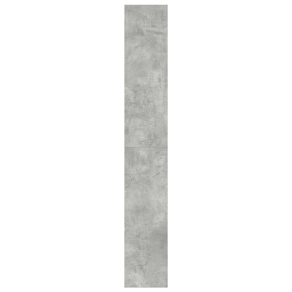 Boekenplank Grijs Bewerkt Hout 100 X 30 X 198 Cm Boekenplank