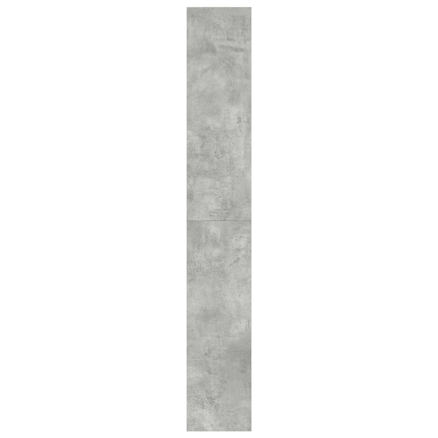 Boekenplank Grijs Bewerkt Hout 100 X 30 X 198 Cm Boekenplank