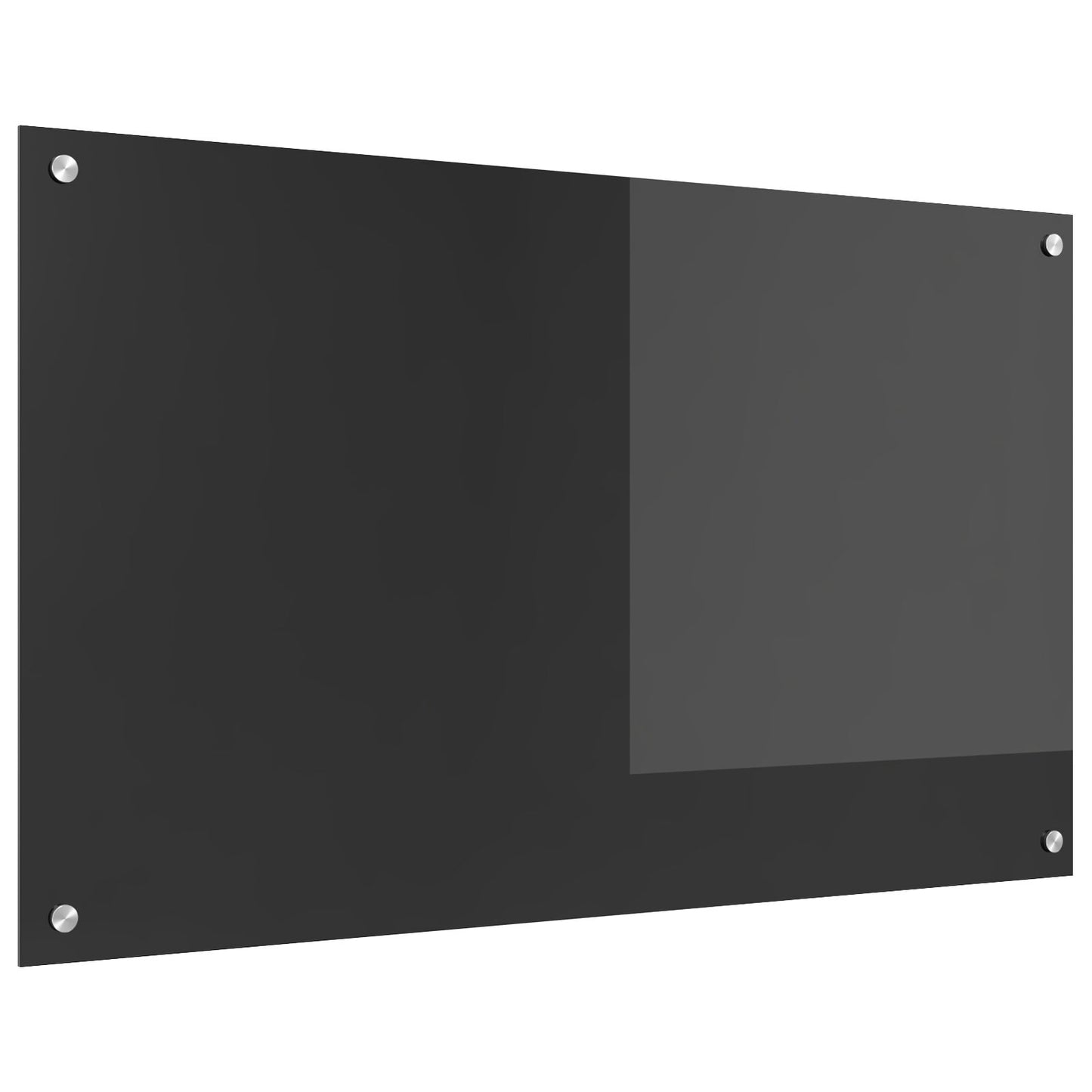 Keukenachterwand 100X60X0,6 Cm Sterk Glas Donkergrijs 100 x 60 cm