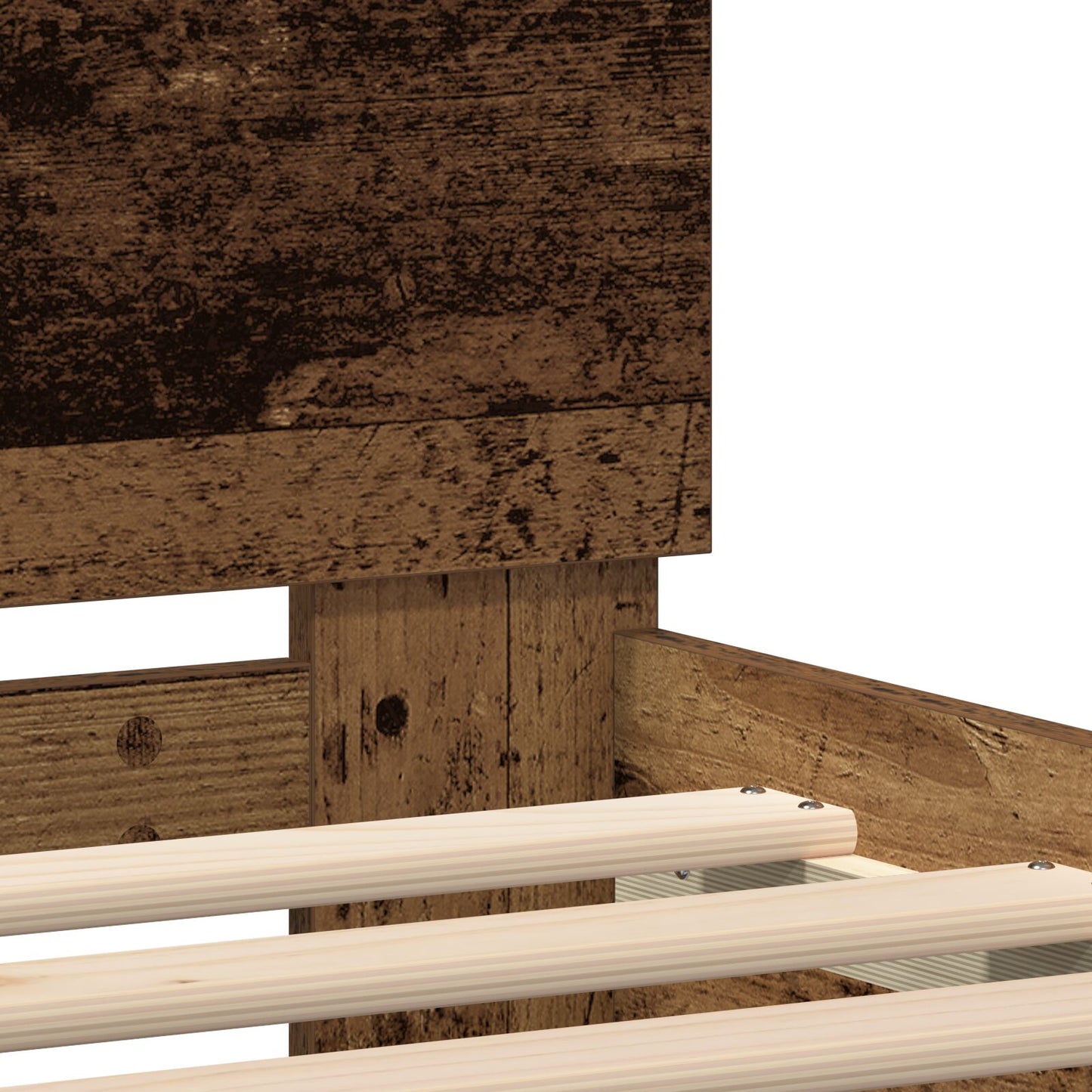 Bedframe Massief Hout Duurzaam Bedframe Oud Hout 100 x 200 cm