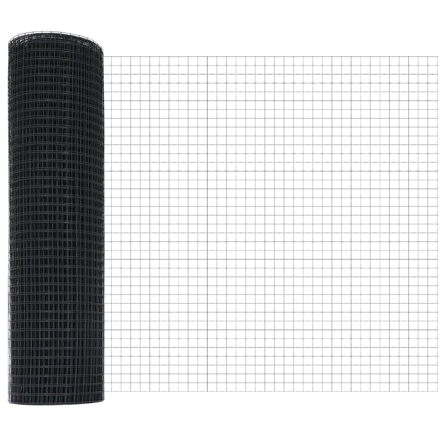 Gelast Draadhek Met 13 Spike-Palen Grijs 0.4X50 M Staal Gegalvaniseerd Staal
