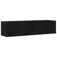 Cd Wandrek Zwart Eiken 75X18X18 Cm Behandeld Hout