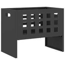 Vuurkorf Rechthoekig Zwart 50X30X40 Cm Staal Koudgewalst staal/Zwart