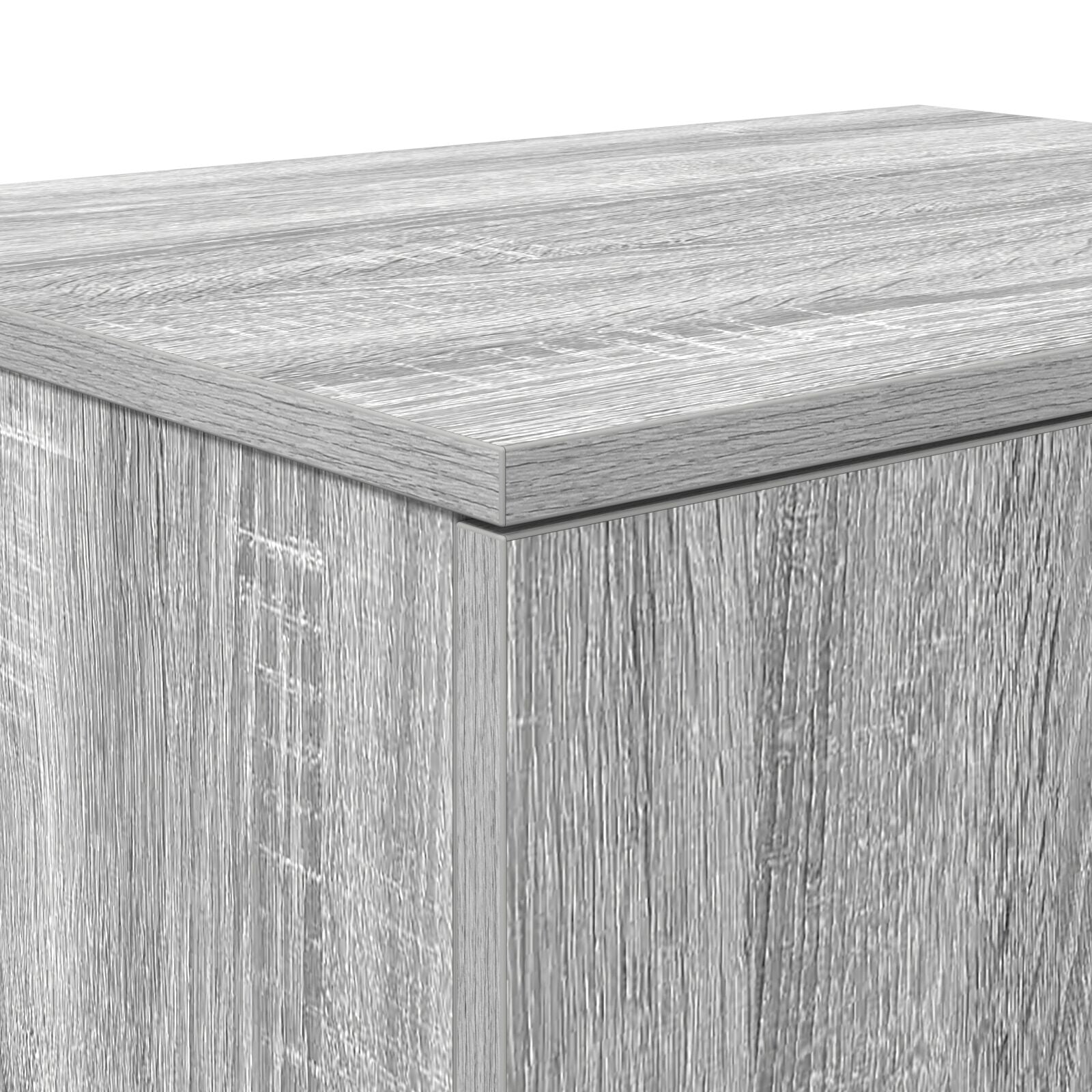 Opbergkast Bewerkt Hout Grijs sonoma 108 x 41 x 40 cm