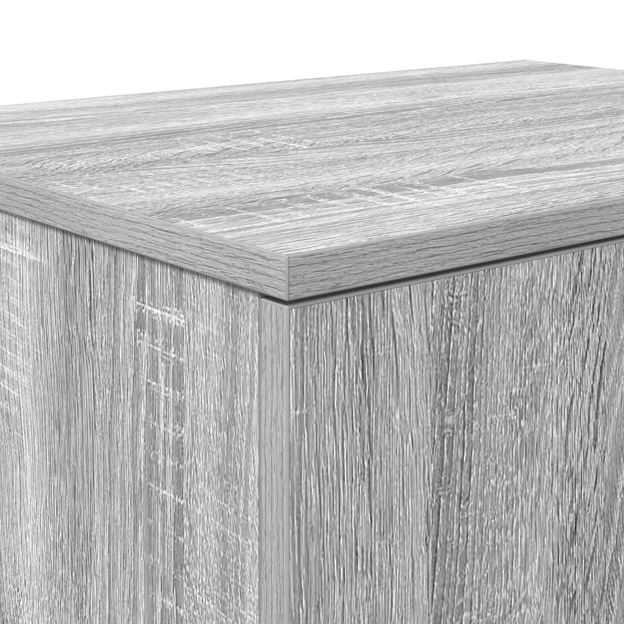 Opbergkast Bewerkt Hout Grijs sonoma 108 x 41 x 40 cm