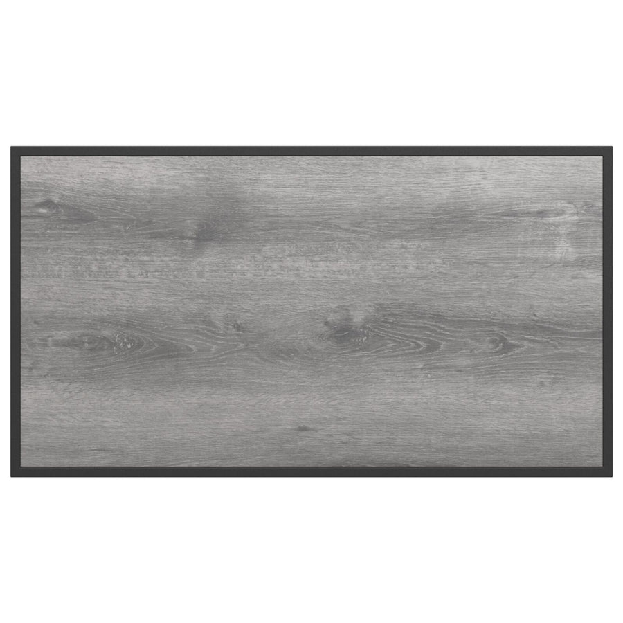 Tuin Tafel 100X55X70 Cm Dpc En Staal Grijs