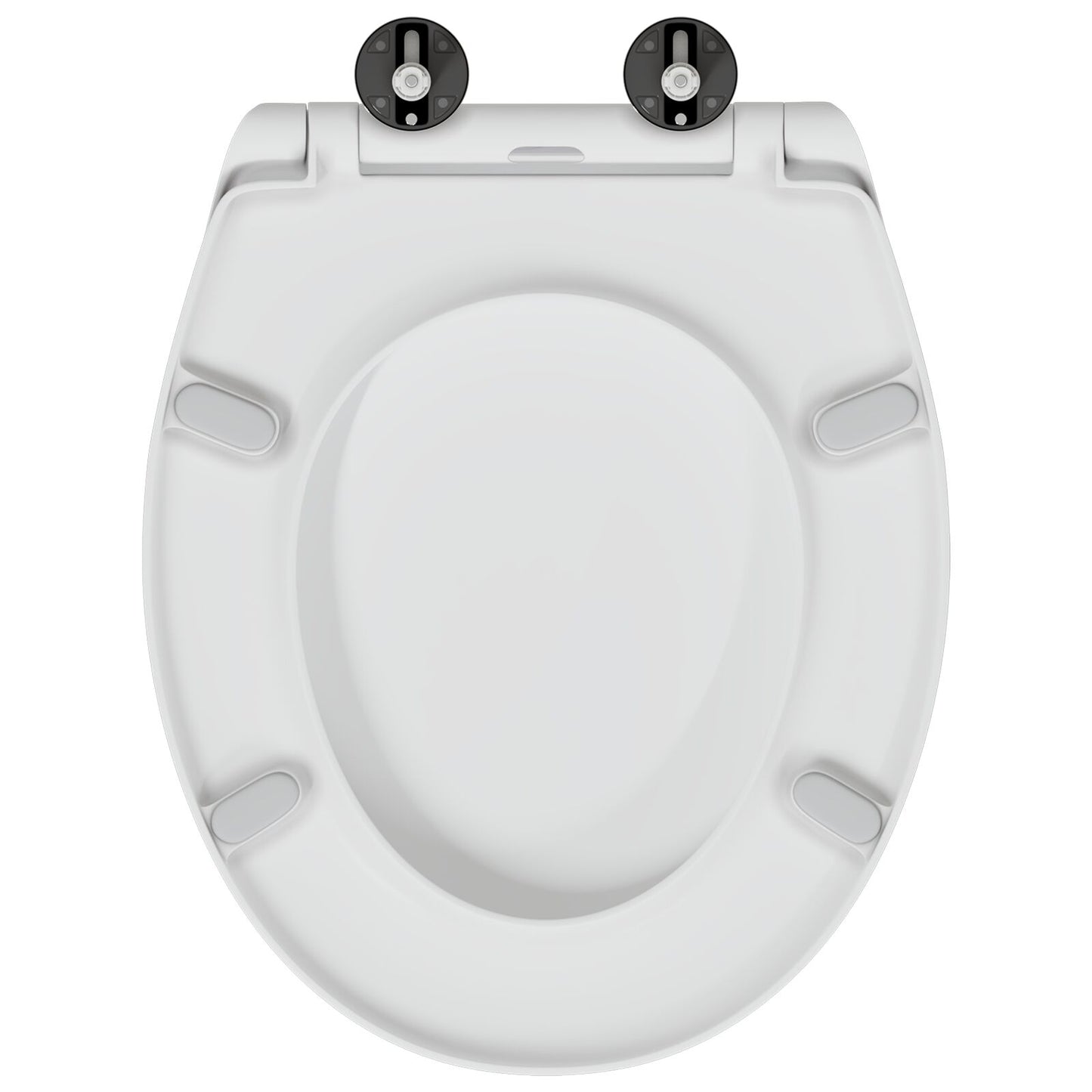 Snelontgrendelbaar Toiletzitje Met Soft Close Duroplast Wit