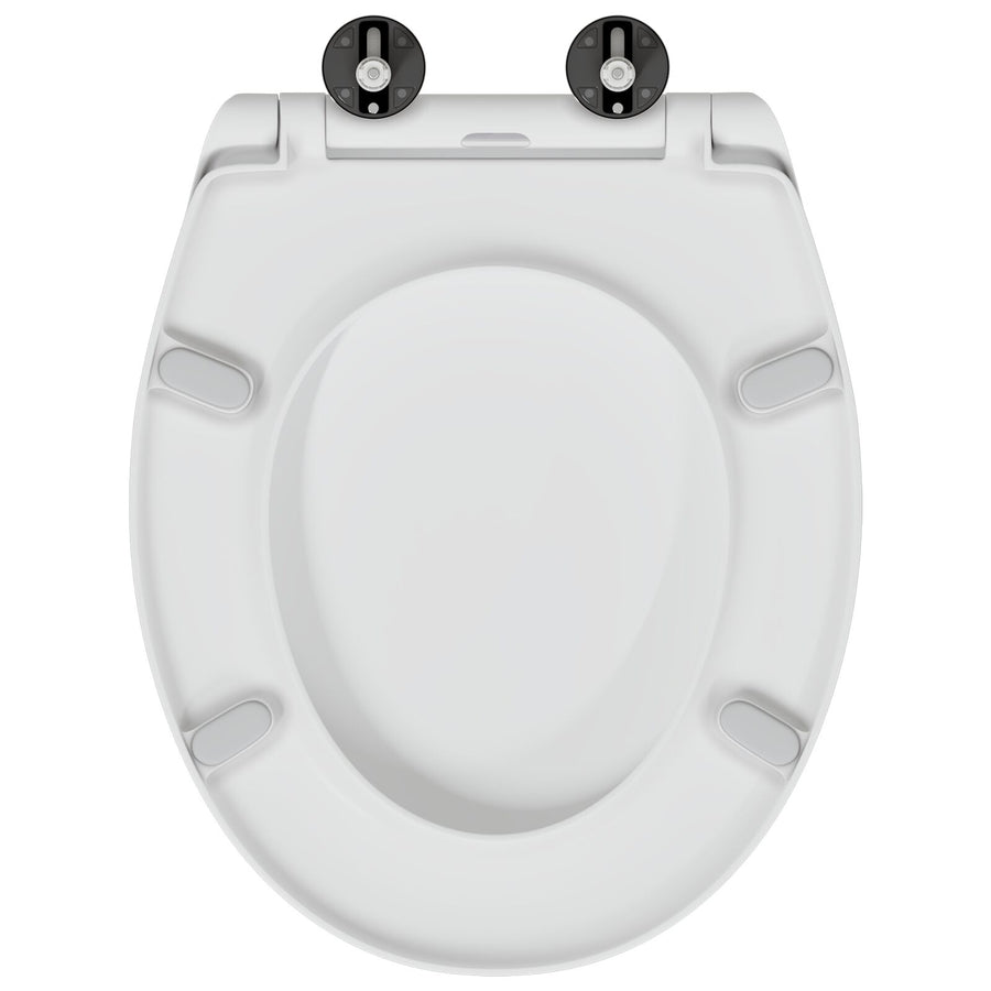 Snelontgrendelbaar Toiletzitje Met Soft Close Duroplast Wit