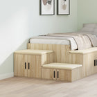 Nachtkastje 2 stuks Sonoma Eiken 108x41x40 cm