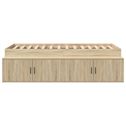 Opslagebedframe Sonoma Eik 80X200 Cm