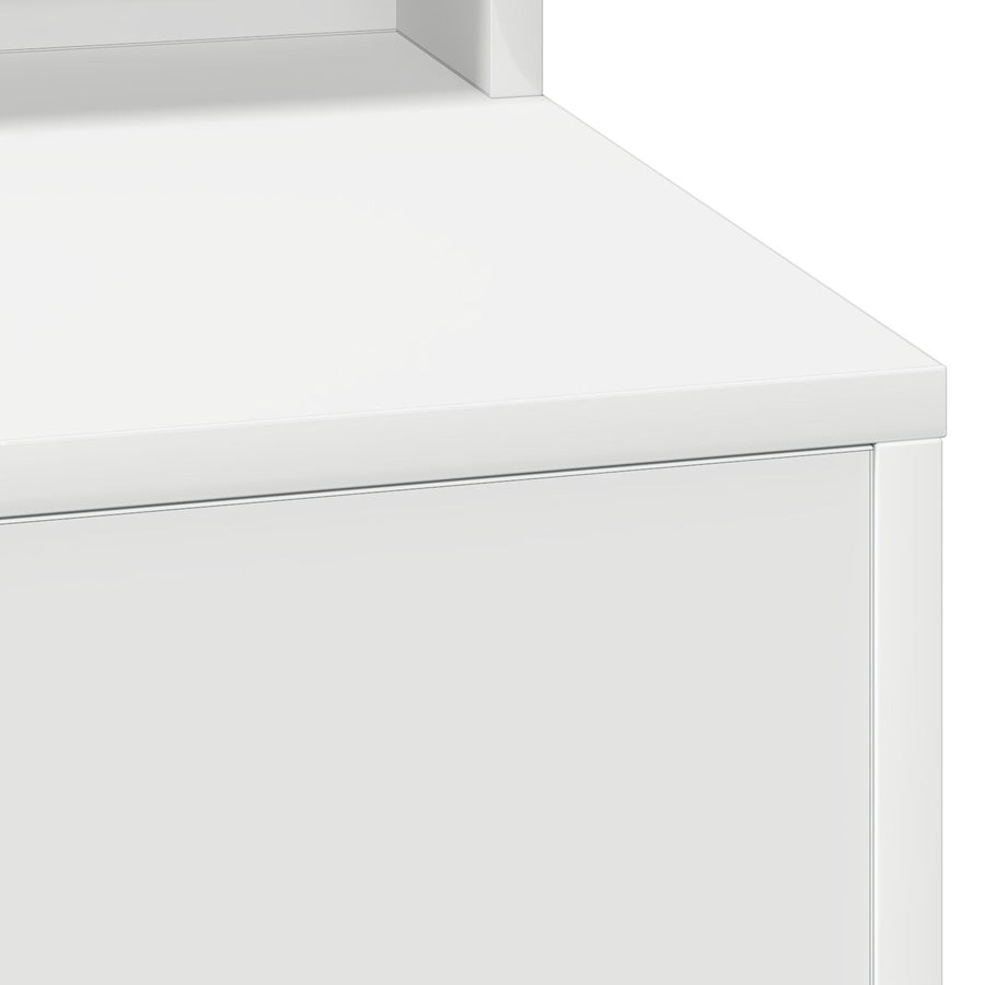 Te Kaptafel Met Led-Verlichting - Wit 100 x 41 x 135 cm