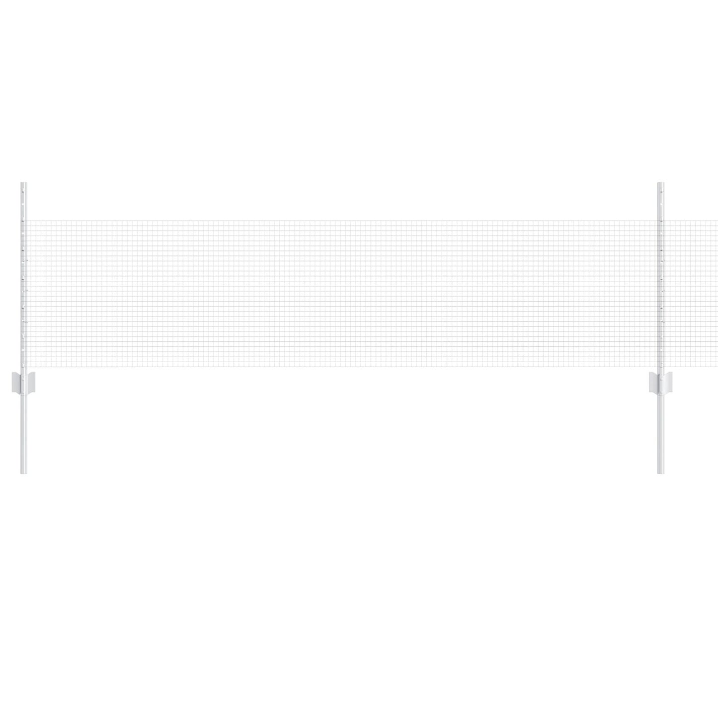 Kipdraad Hek Set Set Van 2 Gegalvaniseerd Staal 25 X 0.5 M