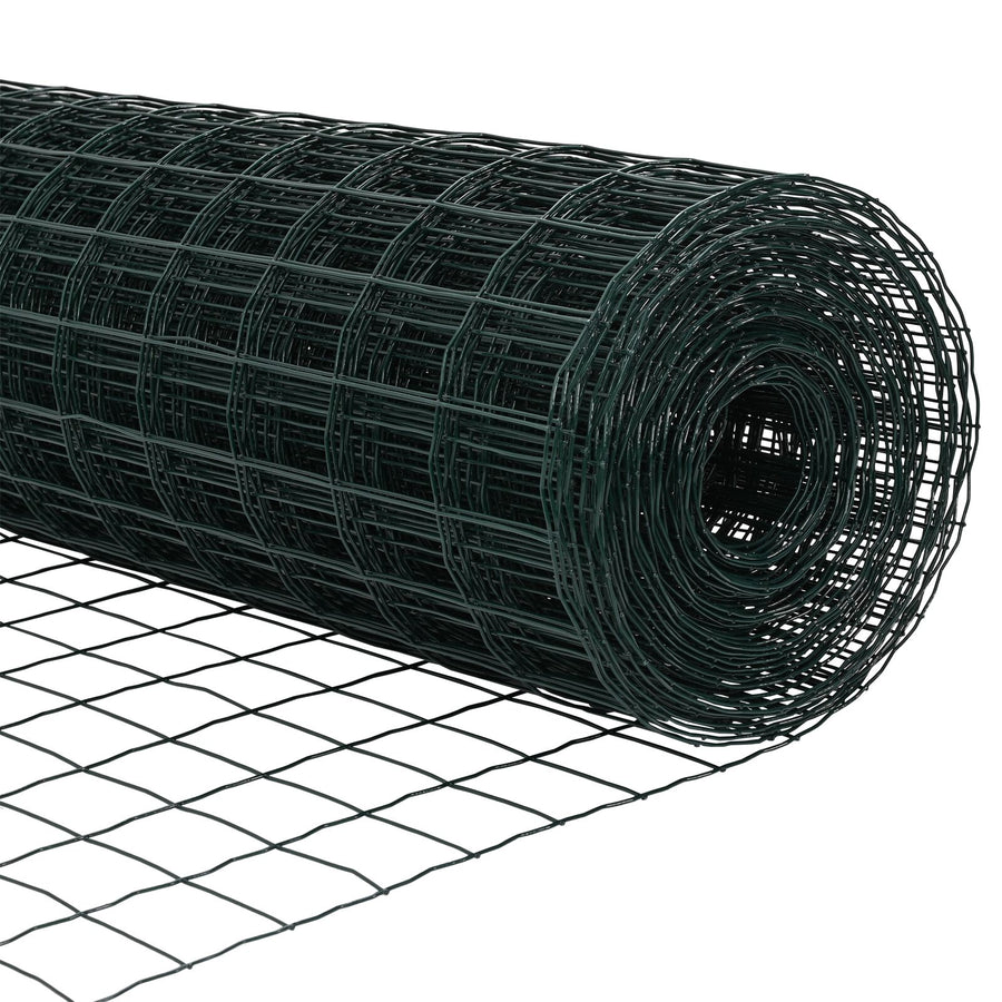 Euro Hek Met 7 Posts 0.6X10 M Gegalvaniseerd Staal Groen Gegalvaniseerd Staal