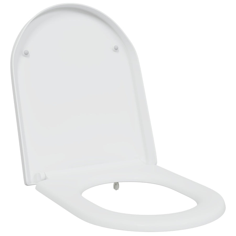 Snelsysteem Toiletbril Met Zachte Sluit Duroplast Wit