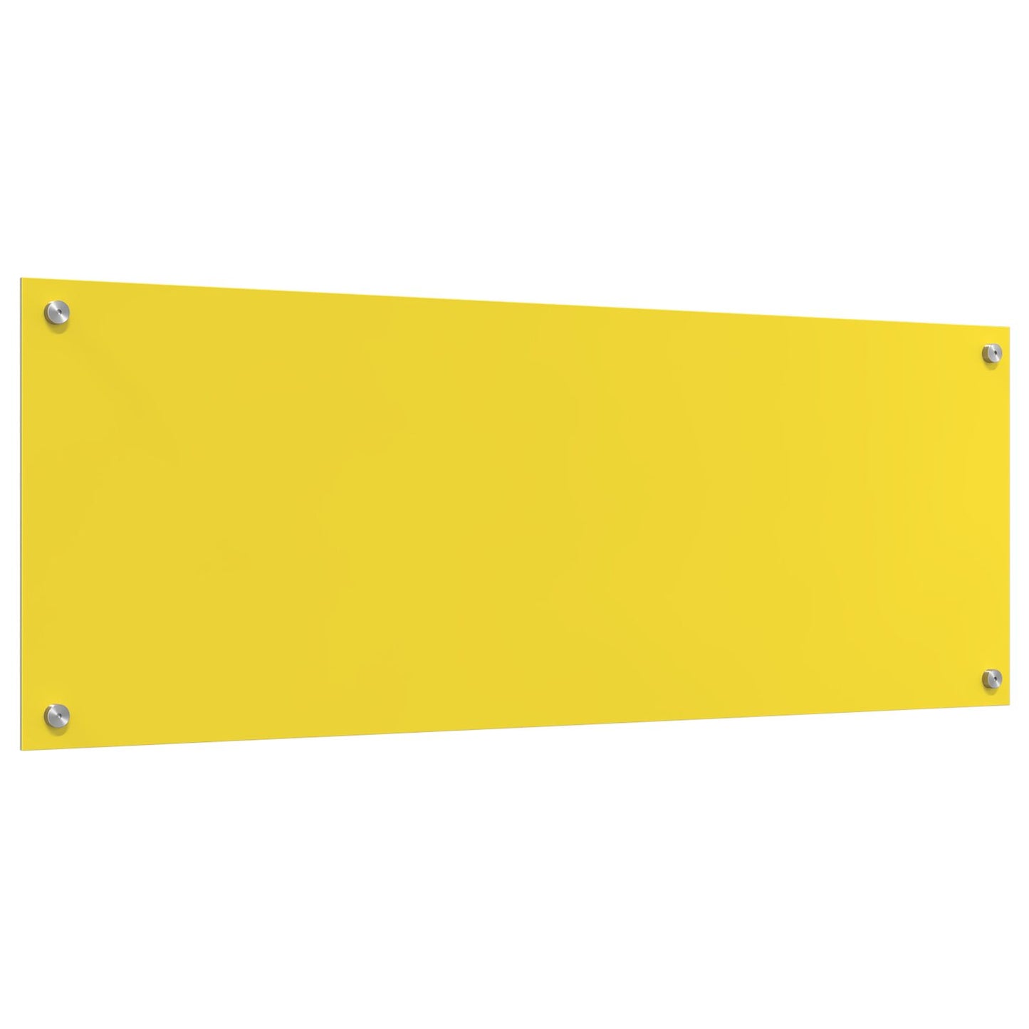 Keuken Achterwand 110X40X0,6 Cm Sterk Glas Geel 110 x 40 cm