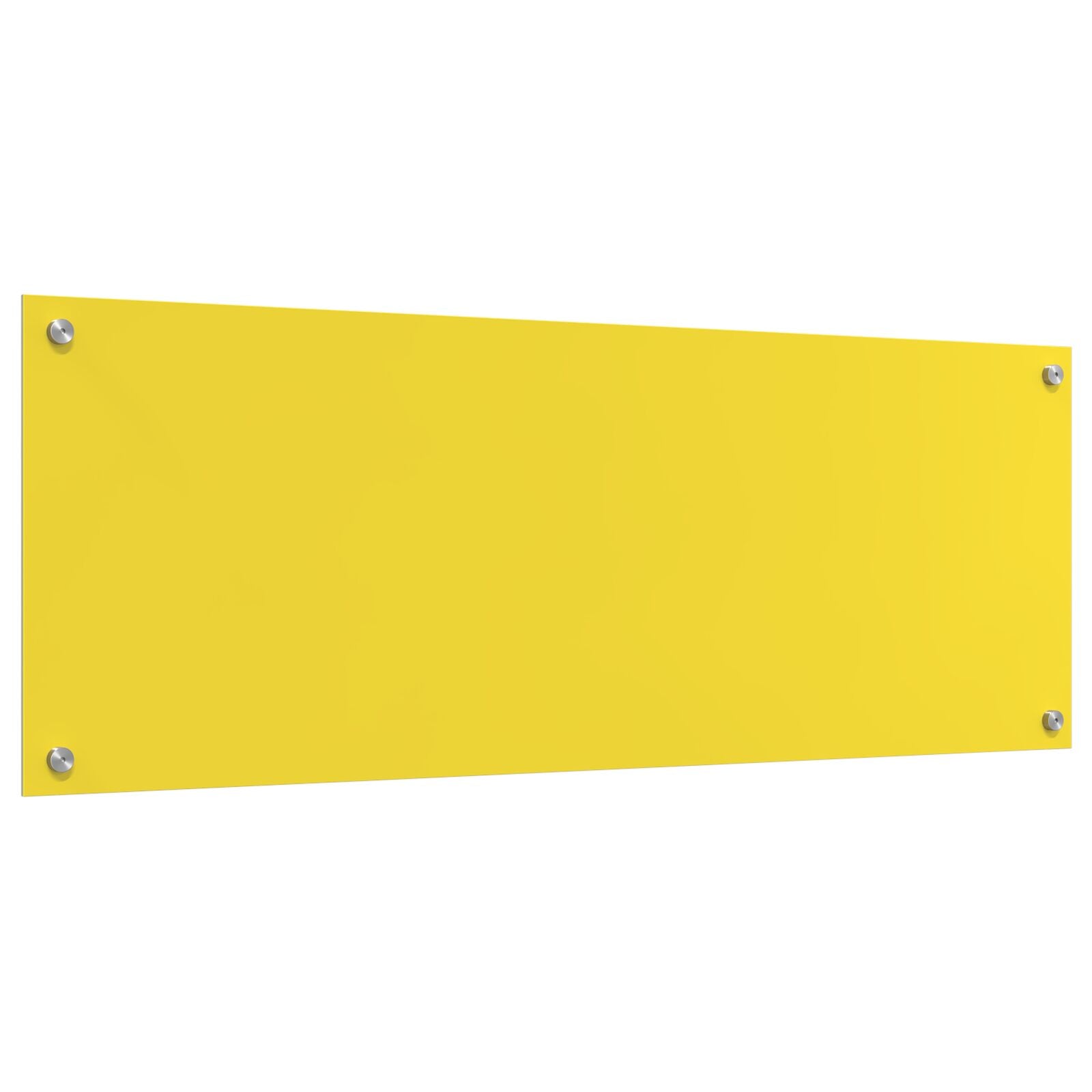 Keuken Achterwand 110X40X0,6 Cm Sterk Glas Geel 110 x 40 cm
