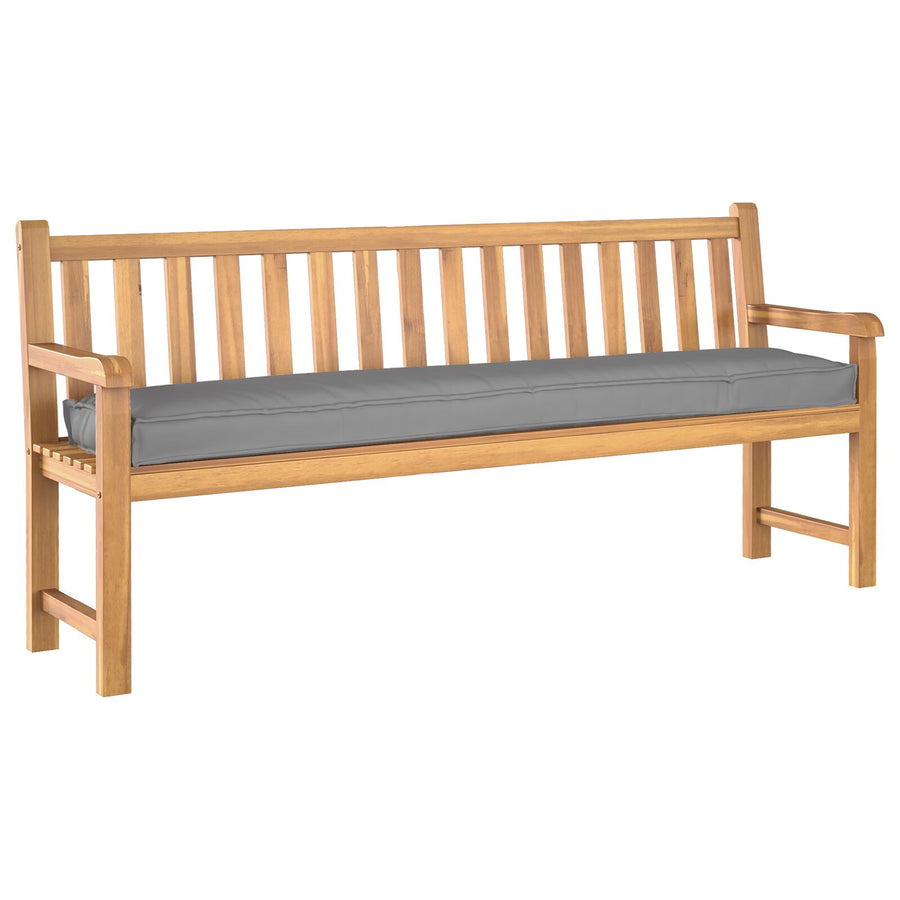 Palletkussens Voor Bank 2 Stuks 200X40X8 Cm Oxford Stof Grijs