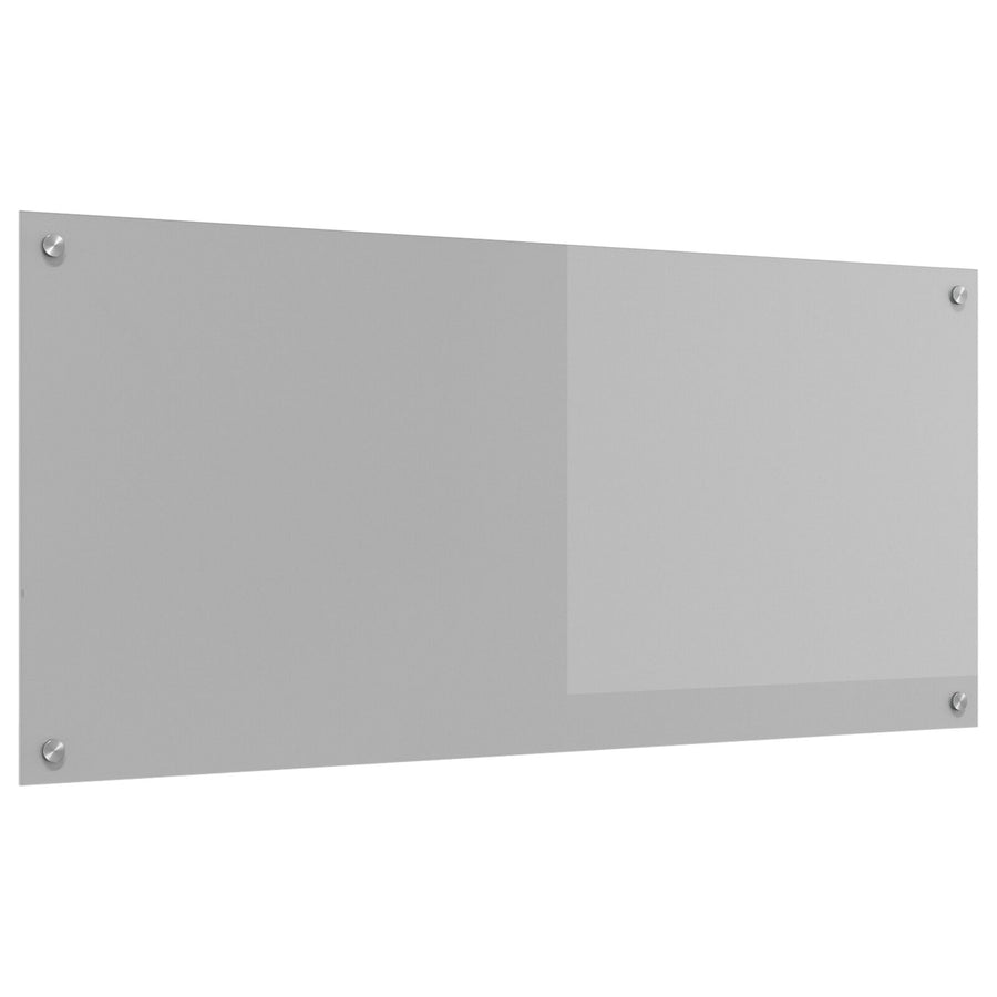 Keuken Achterwand 110X50X0,6 Cm Gehard Glas Lichtgrijs 110 x 50 cm
