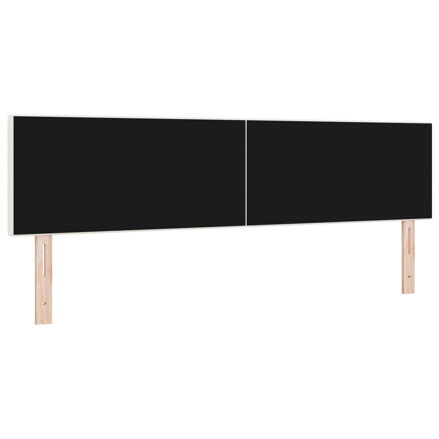 Hoofdbord Eenvoudig Design Corduroy Stof Crème 180 cm Laag hoofdbord