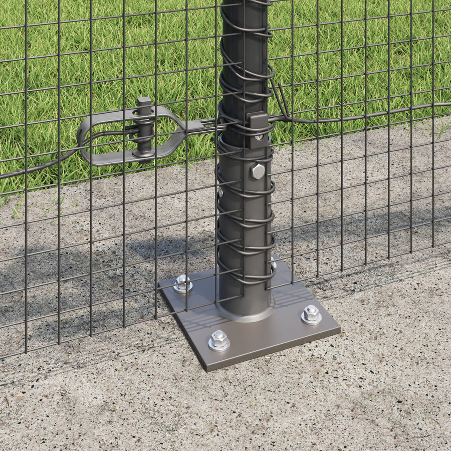Gelaserd Draadhek Met 13 Flenspalen Grijs 0.5X50 M Staal Gegalvaniseerd Staal