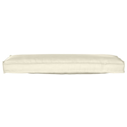 Palletkussen Voor Bank Crème 120X40X8 Cm Oxford Stof