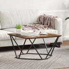 Salontafel gerookt eiken 80x80x45 cm