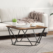 Salontafel gerookt eiken 80x80x45 cm