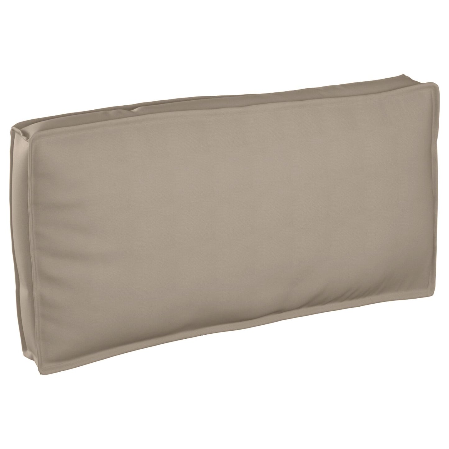 Pallet Kussen Voor Stoel/Rugleuning Taupe 120X60X12 Cm Oxford Stof
