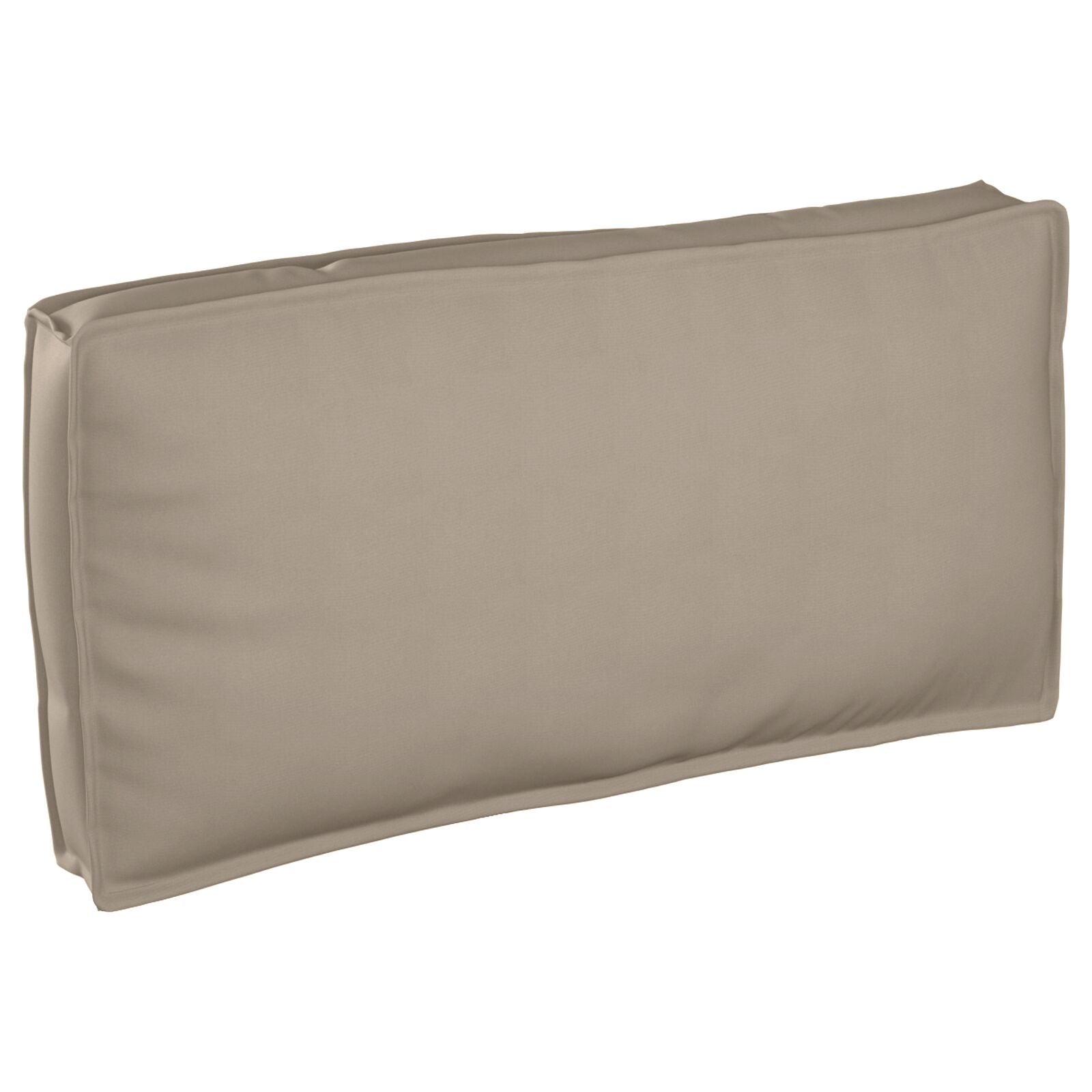 Pallet Kussen Voor Stoel/Rugleuning Taupe 120X60X12 Cm Oxford Stof