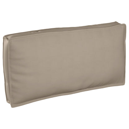 Pallet Kussen Voor Stoel/Rugleuning Taupe 120X60X12 Cm Oxford Stof