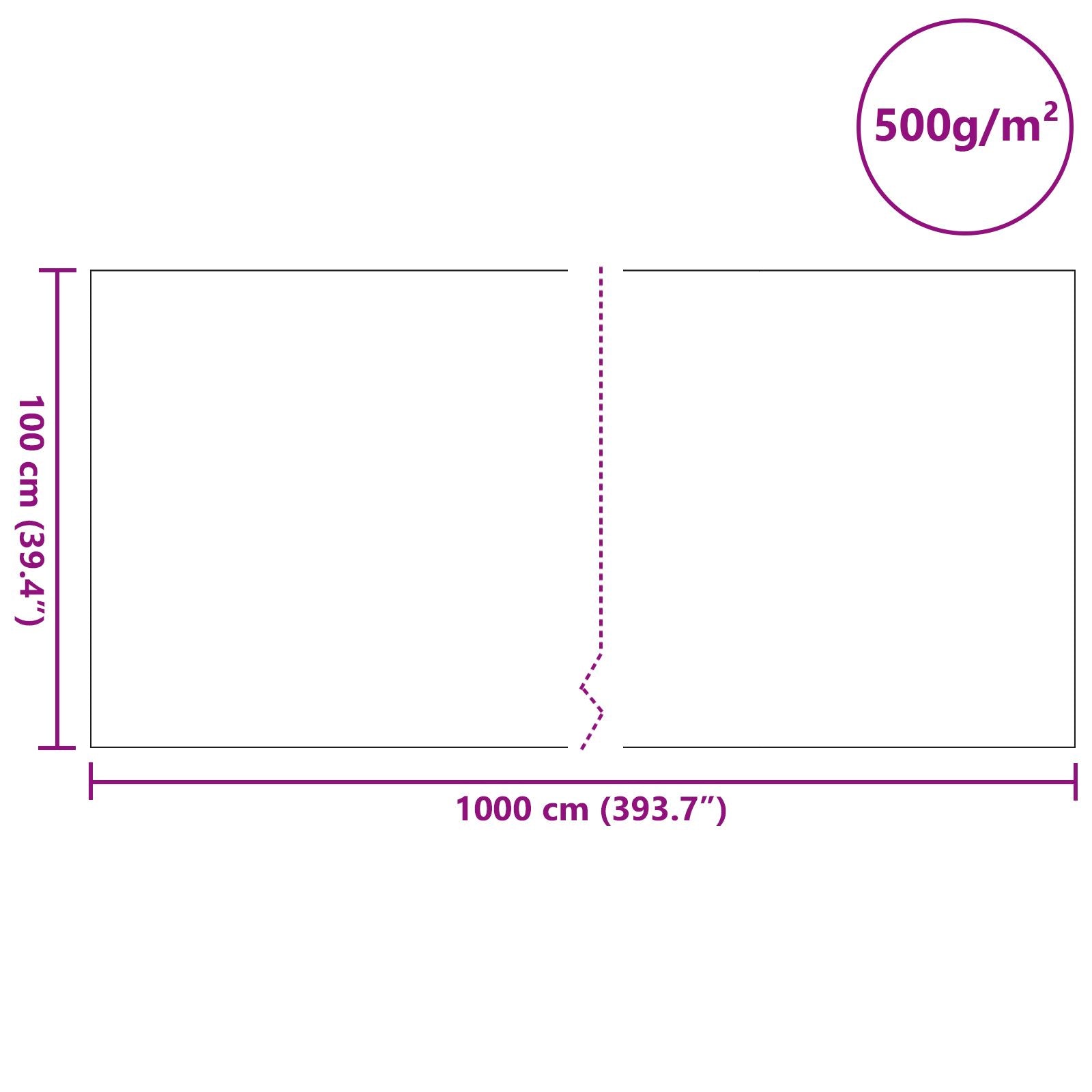 Vijver Fleece 500 g/㎡ 1 x 10 m