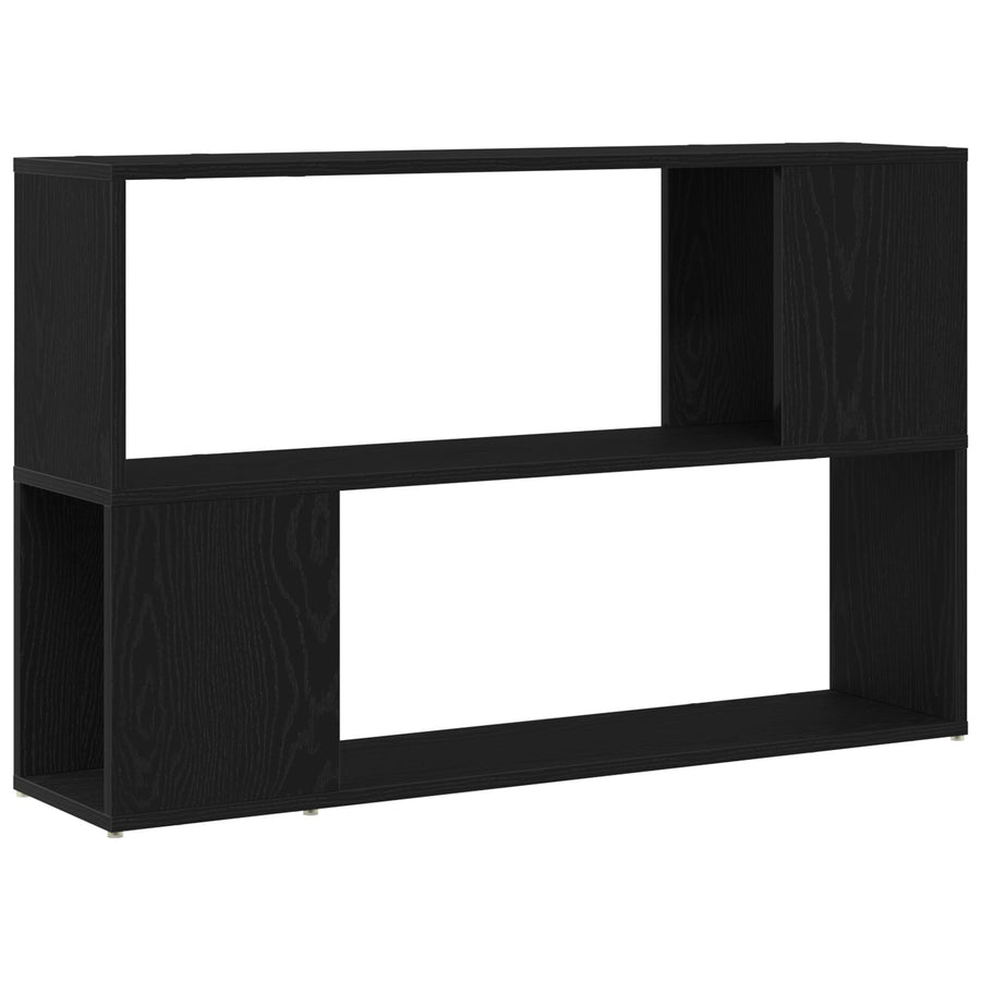 Boekenkast Hoge Kwaliteit Hout Zwart eiken 100 x 24 x 63 cm