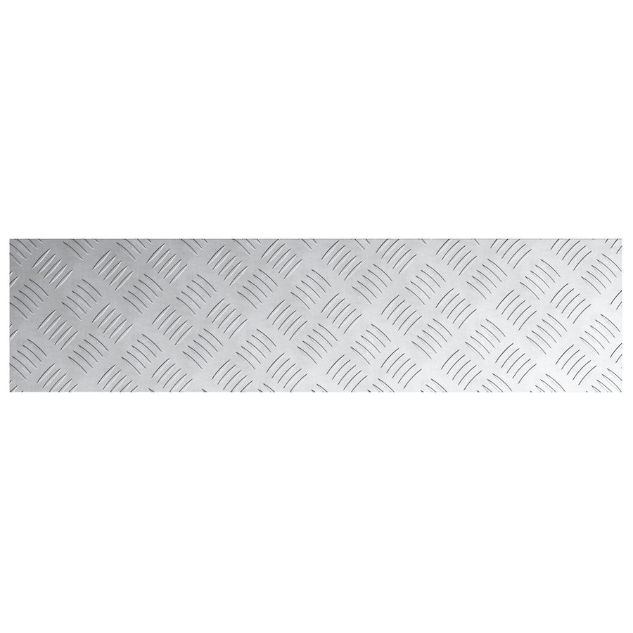 Aluminium Geruite Platen 4 Stuks Anti-Slip 80X20 Cm 80 x 20 x 0.3 cm Rechthoekig