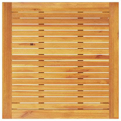 3-Delige Tuin Eettafelset Van Massief Acaciahout 2-Persoons 85 cm tafel lengte