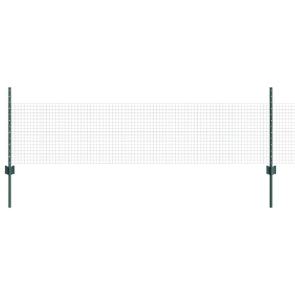 Tuinhek Set Set Van 2 Groen Gepoedercoat Staal 10 X 0.5 M