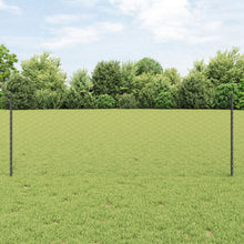 Hekpalen 11 St U-Channel Grijs 80 Cm Staal,  Hexagonaal Hek Grijs 0.8X25 M Staal