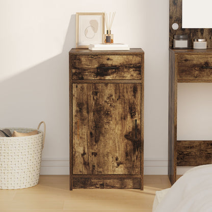 Sideboard 40X41X75 Cm Engineered Wood Gerookt Eiken
