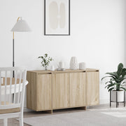 Sonoma Oak Sideboard 135 x 41 x 75 cm Engineered Wood