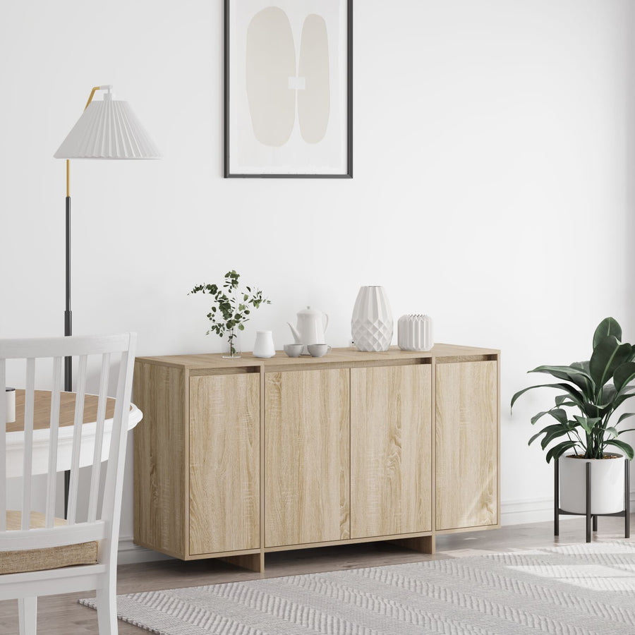 Eiken Dressoir Sonoma Eiken Gefabriceerd Hout 135 X 41 X 75 Cm
