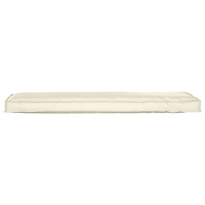 Palletkussen Voor Bank 140X40X8 Cm Oxford Stof Crème