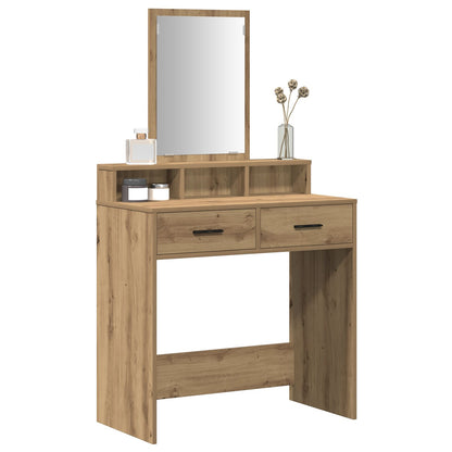 Kaptafel Met Lades 79 x 41 x 140 cm Artisan eiken