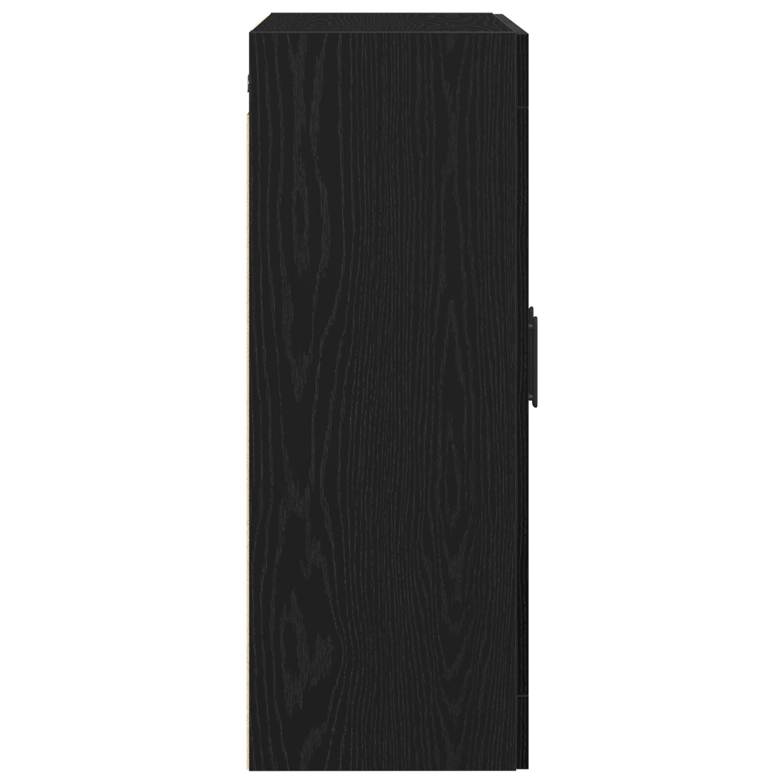 Highboard 69,5X34X90 Cm Gefabriceerd Hout Zwart eiken