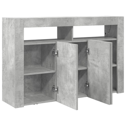 Sideboard Engineered Hout 116 X 30 X 75 Cm Beton grijs