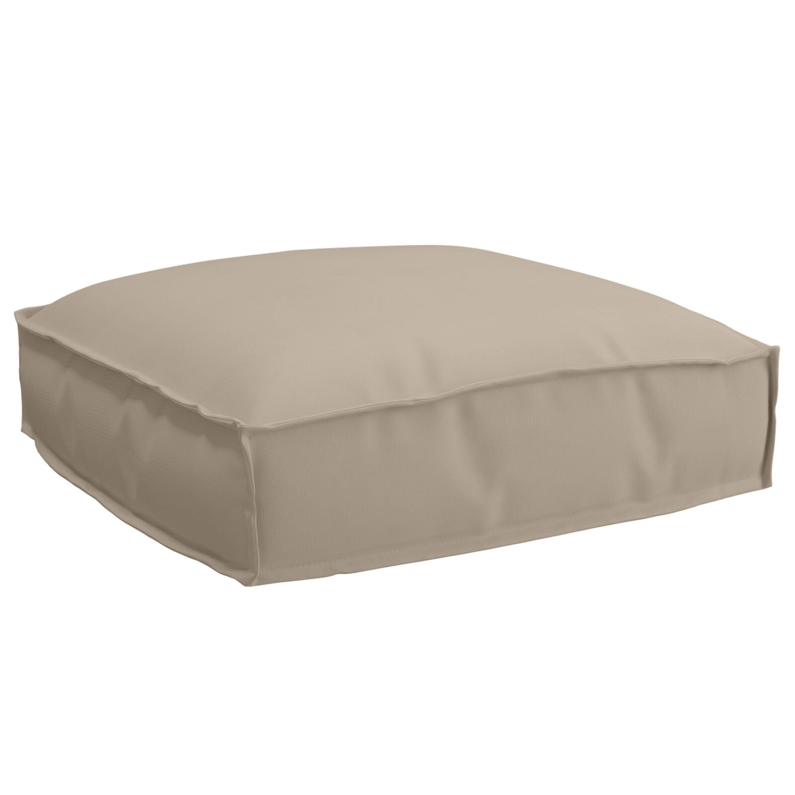 Buiten Kussen Polyester Standaard Stevig Stoelkussen Taupe