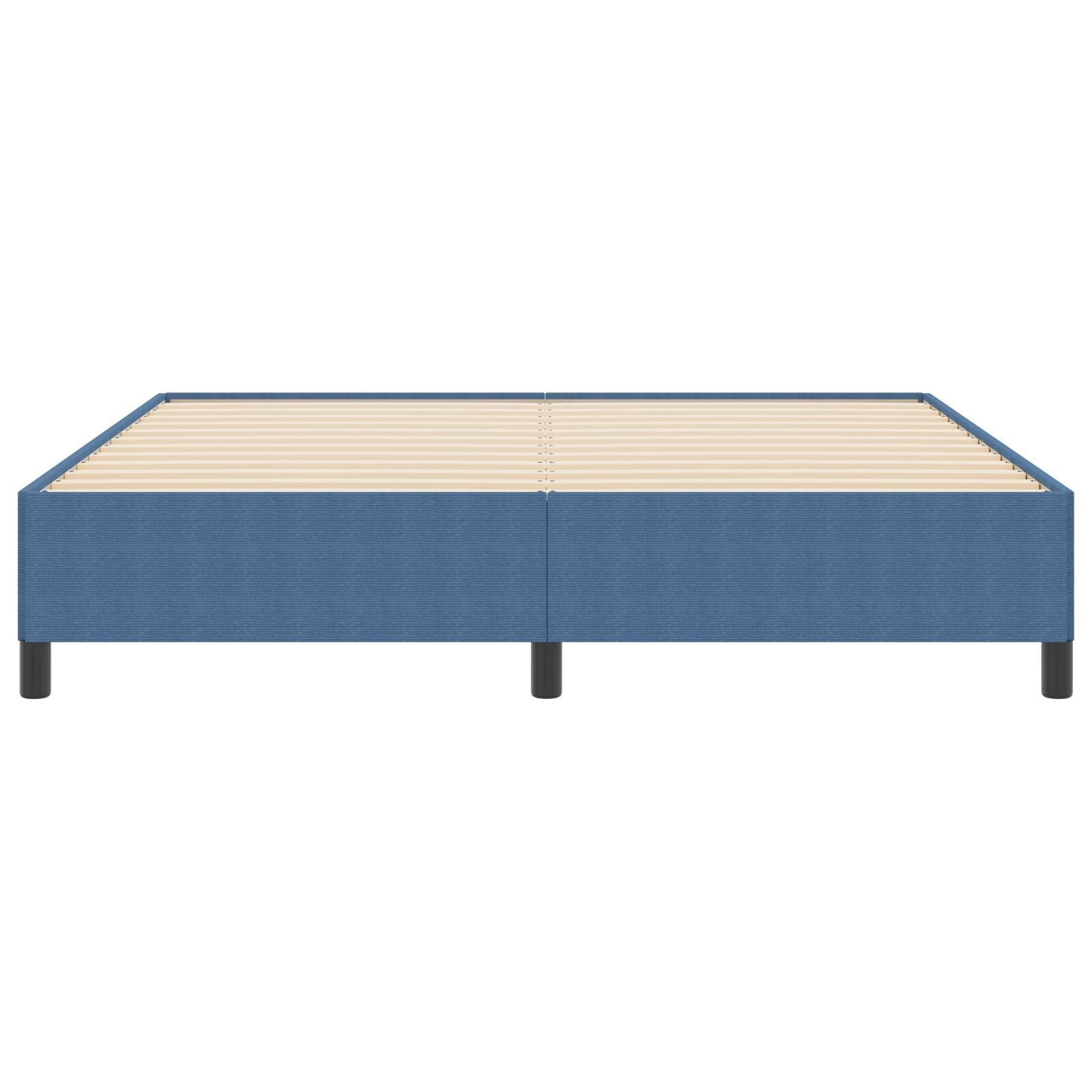 Bedframe Corduroy Stoffen Blauw 180 x 200 cm
