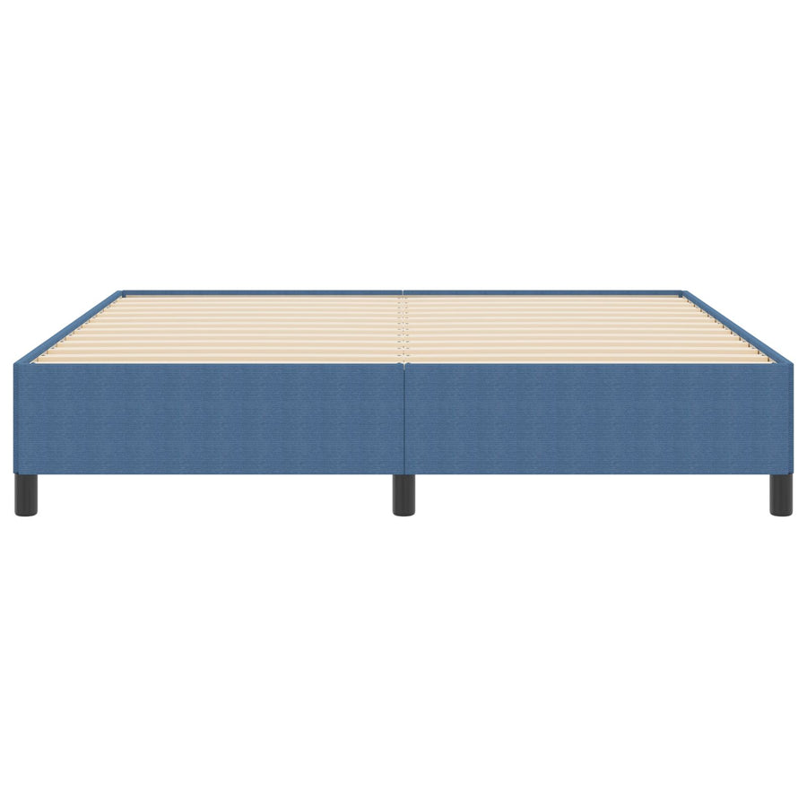 Bedframe Corduroy Stoffen Blauw 180 x 200 cm