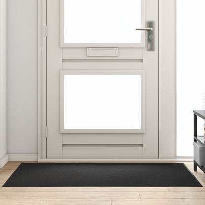 Deurmat Rechthoekig Zwart 90X150 Cm