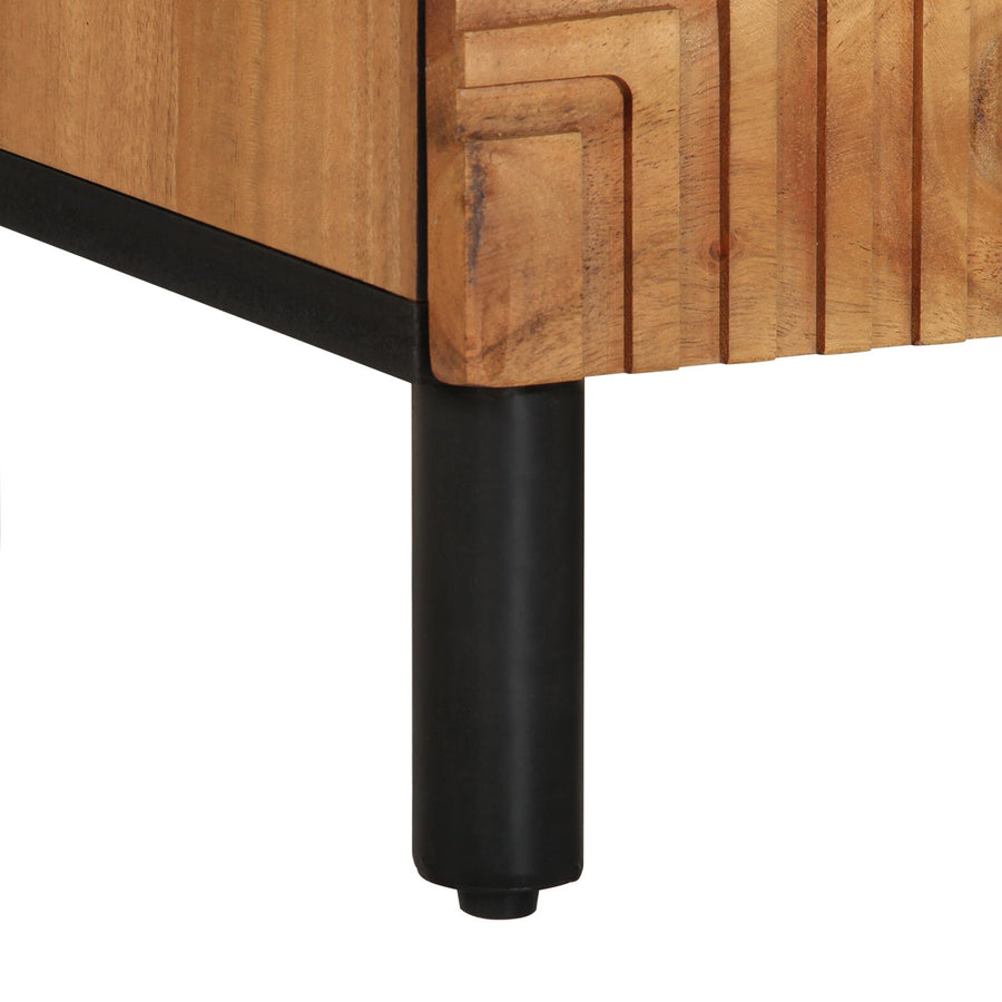 Tv-Meubel 100X33,5X46 Cm Massief acaciahout